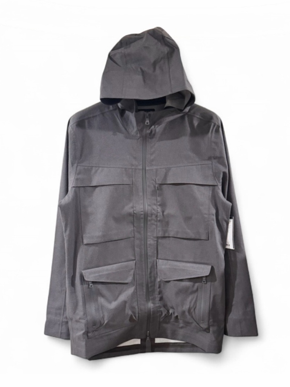 RHONE Grey Commuter Water Resistant Hooded Field Coat Size Men’s Medium (NWT) - Picture 2 of 10